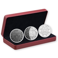 2017 Canada $25 3-Phases of the Moon Fine Silver 3-coin Set (No Tax)