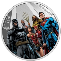 2018 Canada $30 The Justice League - World's Greatest Super Heroes 2oz Silver (No Tax)