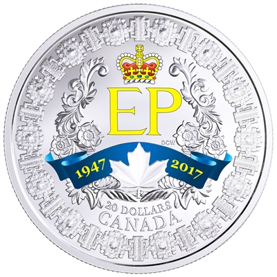 2017 Canada $20 A Platinum Celebration Fine Silver (No Tax)