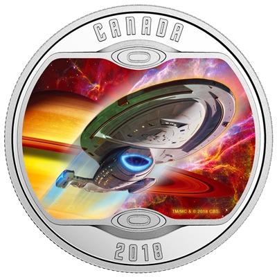 2018 Canada $10 Star Trek Voyager Silver Coin (TAX Exempt)