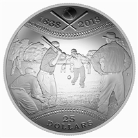 2018 Canada $25 180th Anniversary of Canadian Baseball Fine Silver (No Tax)