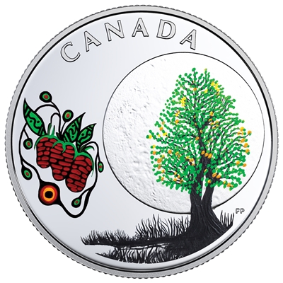 2018 Canada $3 13 Teachings from Grandmother Moon - Strawberry Moon (No Tax)