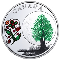 2018 Canada $3 13 Teachings from Grandmother Moon - Thimbleberry Moon (No Tax)