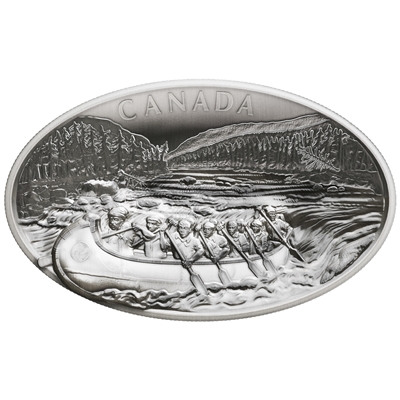 2018 Canada $250 The Voyageurs Fine Silver Kilo Coin (No Tax)