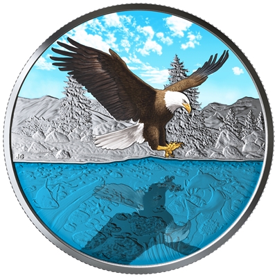 2019 Canada $20 Reflections - Bald Eagle Fine Silver (Tax Exempt)