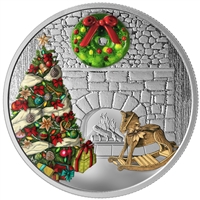 2019 Canada $20 Holiday Wreath Fine Silver Coin