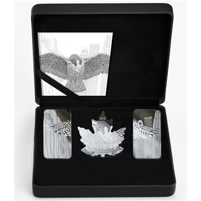 2019 Canada Wings of Hope Fine Silver 3-Coin Set (No Tax) Lightly Scuffed Capsule