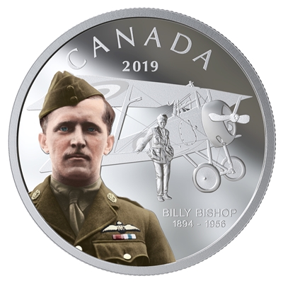 2019 Canada $20 125th Anniversary of the Birth of Billy Bishop Fine Silver (No Tax)