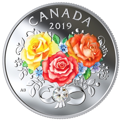 2019 Canada $3 Celebration of Love Fine Silver