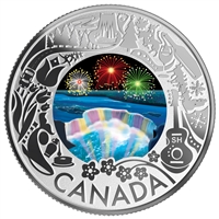 2019 $3 Celebrating Canadian Fun & Festivities - Niagara Falls Fine Silver (No Tax)