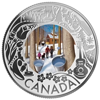 2019 $3 Celebrating Canadian Fun & Festivities Maple Syrup Tasting Silver (No Tax)