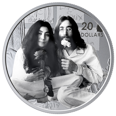 2019 Canada $20 Give Peace A Chance - 50th Anniversary Fine Silver (No Tax)