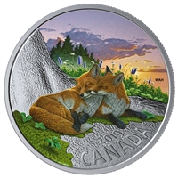 2019 $20 Canadian Fauna: The Fox Fine Silver Coin (No Tax)