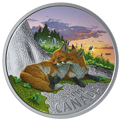 2019 $20 Canadian Fauna: The Fox Fine Silver Coin (No Tax)