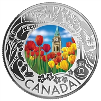 2019 $3 Celebrating Canadian Fun & Festivities - Tulips Fine Silver (No Tax)