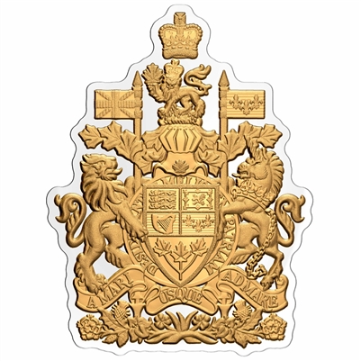 2020 Canada $50 Real Shapes: The Coat of Arms Fine Silver (No Tax)