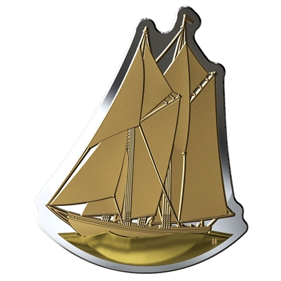 2020 Canada $50 Real Shapes: The Bluenose Fine Silver (No Tax)