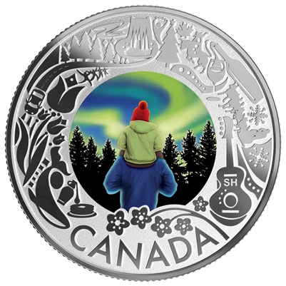 2019 $3 Celebrating Canadian Fun & Festivities - Aurora Borealis (No Tax)