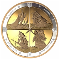 2019 $125 Tall Ships of Canada Fine Silver (No Tax)