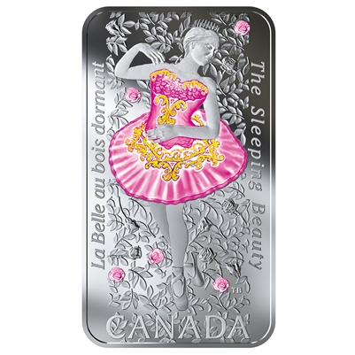 2019 Canada $20 The Sleeping Beauty Fine Silver Rectangular Coin (No Tax)