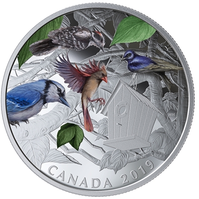 2019 Canada $30 Birds in the Backyard Fine Silver (No Tax)