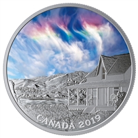 2019 Canada $20 Sky Wonders: Fire Rainbow Fine Silver (No Tax)