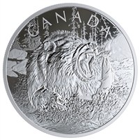 2019 Canada $125 Primal Predators - The Grizzly Fine Silver Coin (No Tax)