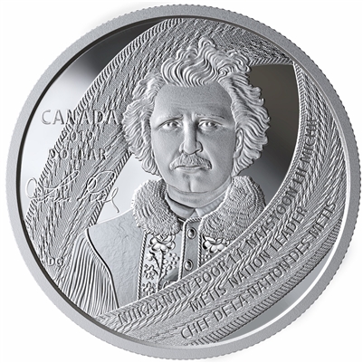 2019 Canada Louis Riel: Father of Manitoba Special Edition Proof Silver Dollar (No Tax)
