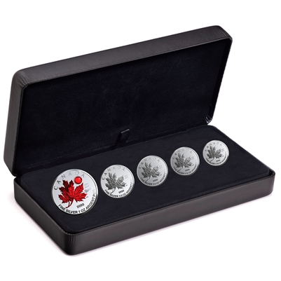 RDC 2020 Canada Maple Leaf Fractional O Canada Fine Silver Set (No Tax) Impaired