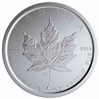 2020-W Canada $5 Special Edition Silver Maple Leaf with W Mint Mark (No Tax)