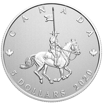 2020 Canada $5 Moments to Hold: Celebrating 100 Years of the RCMP as Canada's National Police Force Pure Silver Coin