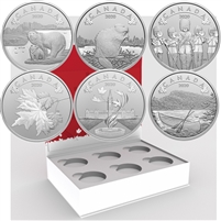 2020 $10 O Canada!  Fine Silver 6-coin Set (No Tax)