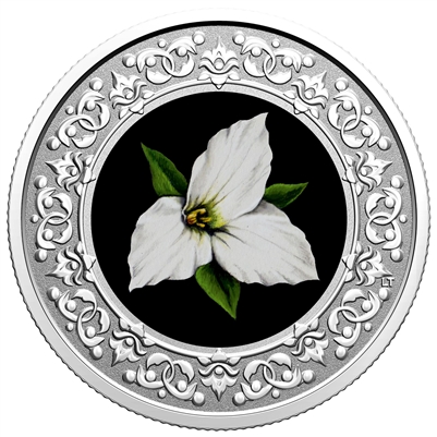 2020 $3 Ontario White Trillium Fine Silver