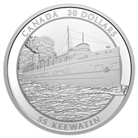 2020 Canada $30 SS Keewatin Fine Silver Coin (TAX Exempt)