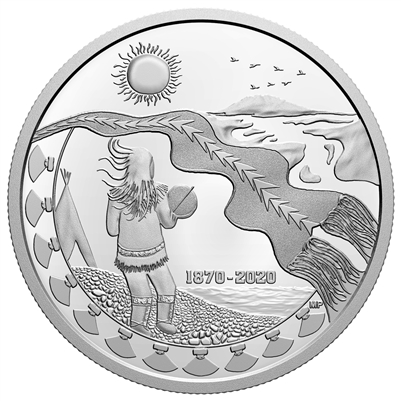 2020 Canada $30 150th Anniversary of the Northwest Territories Fine Silver (No Tax)