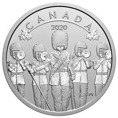 2020 $10 O Canada! Changing of the Guard Fine Silver Coin (No Tax)