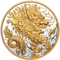 2021 Canada $125 Triumphant Dragon Fine Silver (No Tax)