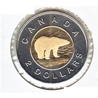 1999 Polar Bear Canada Two Dollar Proof Like (Mint Set Issue Only)