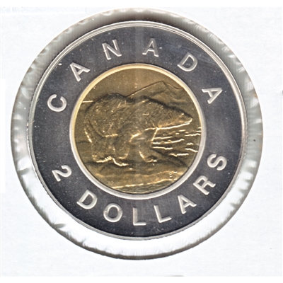 1999 Polar Bear Canada Two Dollar Specimen