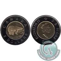 2000 Polar Bear Canada Two Dollar Proof Like