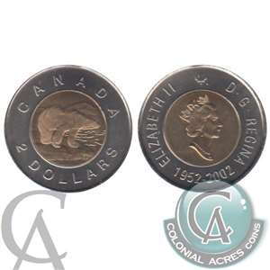 2002 Canada Two Dollar Brilliant Uncirculated (MS-63)