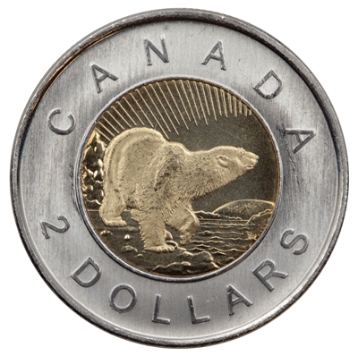 2006 Logo Commemorative Churchill Canada Two Dollar Brilliant Unc (MS-63) 1996-2006