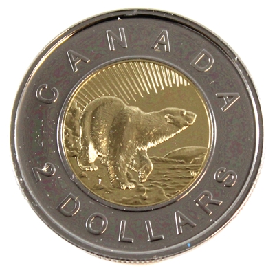 1996-2006 Logo Churchill Commemorative Canada Two Dollar Proof Like