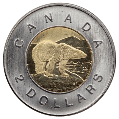 2006 Single Date (No Logo) Canada Two Dollar Brilliant Uncirculated (MS-63)