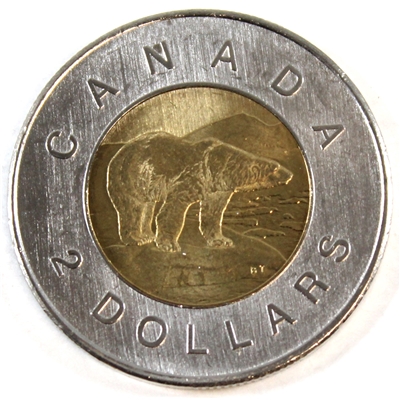 2010 14 Serrations Canada Two Dollar Brilliant Uncirculated (MS-63)