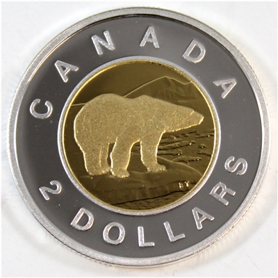 2010 Canada Two Dollar 16 Serrations Silver Proof