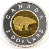 2012 Canada Two Dollar Silver Proof (No Tax)