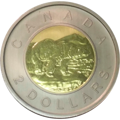 2014 Old Generation Canada Two Dollar Specimen