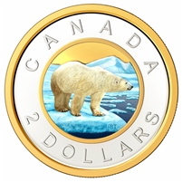 2020 Coloured Canada Two Dollar Silver Proof (No Tax)