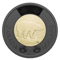 2022 Honouring Queen Elizabeth II (Black Ring) Canada Two Dollar Brilliant UNC (MS-63)